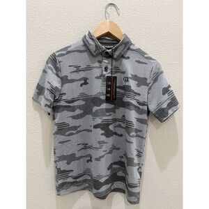 NWT TravisMathew Boys Heater Camo Golf Polo Medium